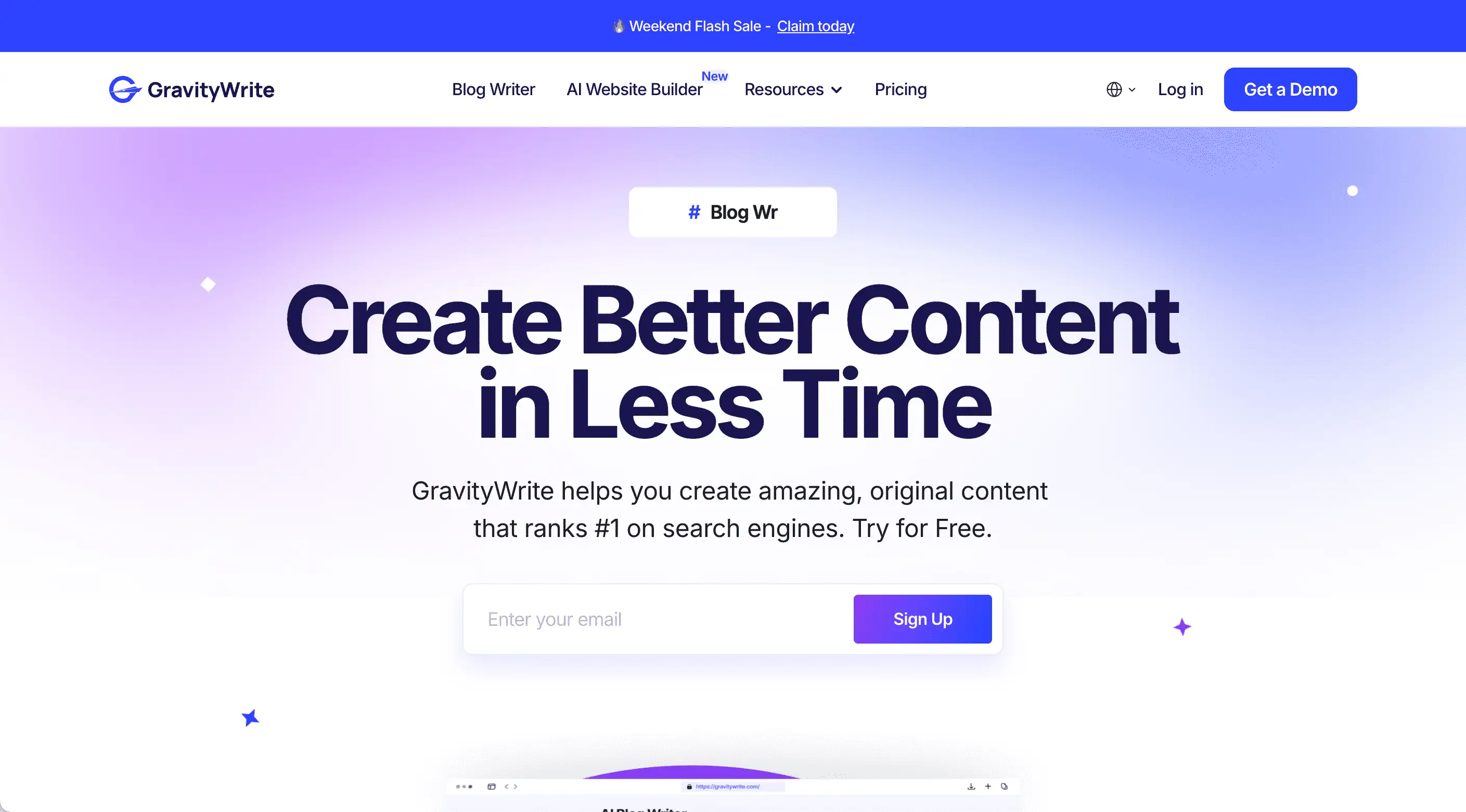 Gravity Write