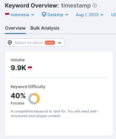 有了这几个关键字优化难度分析工具,妈妈再也不怕我不会判断SEO难度了