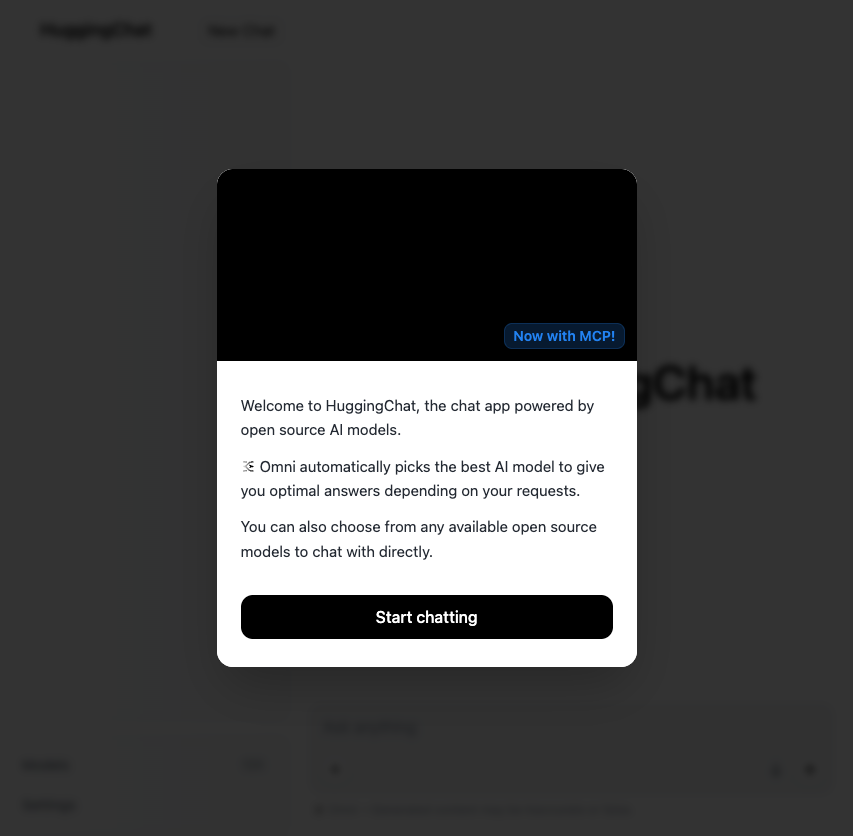 Hugging Face Chat — 开源大模型对话聚合平台
