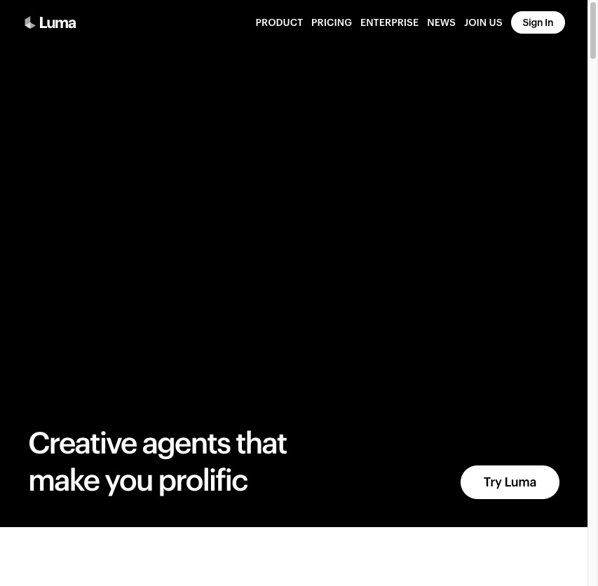 Luma Genie — AI 3D 模型生成工具