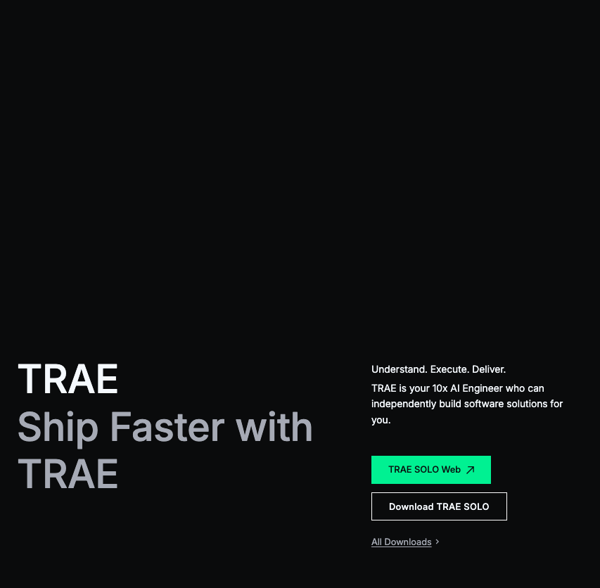Trae — 字节跳动推出的免费 AI 原生 IDE