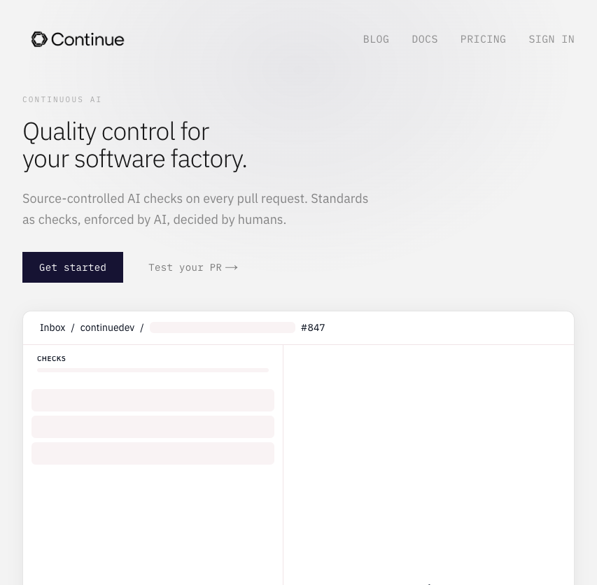 Continue — 开源 AI 代码助手与 IDE 插件