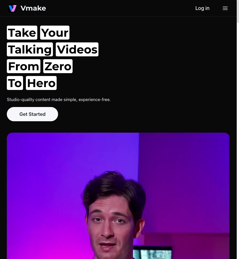 Vmake AI — AI 电商视频与说话头像制作工具