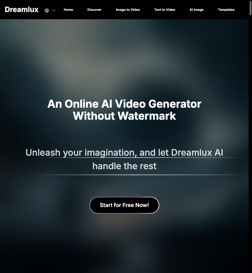 Dreamlux — 无水印 AI 视频生成器