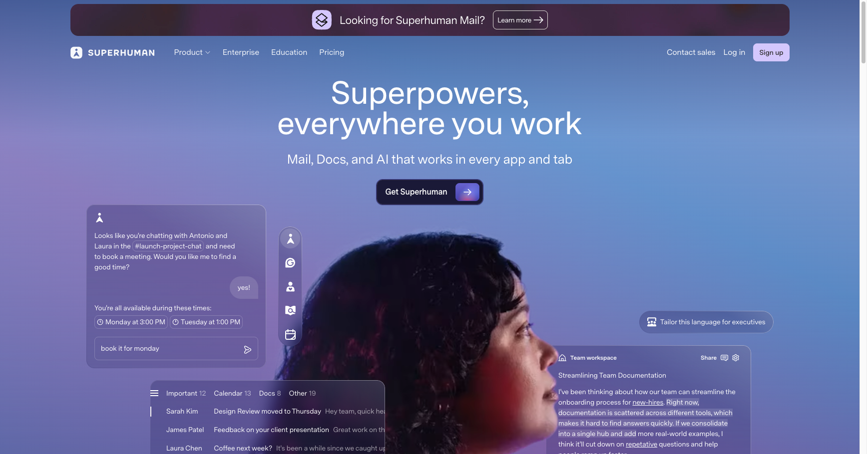 Superhuman — 极速 AI 邮件客户端与效率工具
