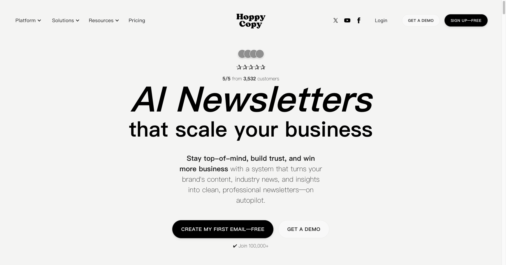 HoppyCopy — AI 营销邮件与 Newsletter 撰写工具