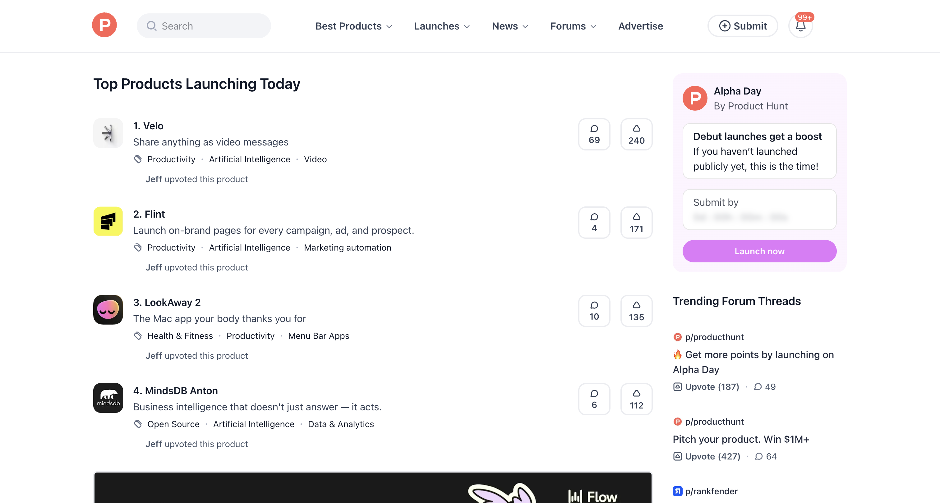 Product Hunt — 全球最大的新产品发现与发布平台