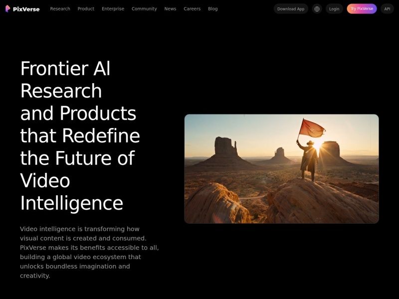 PixVerse — AI视频生成与互动世界引擎