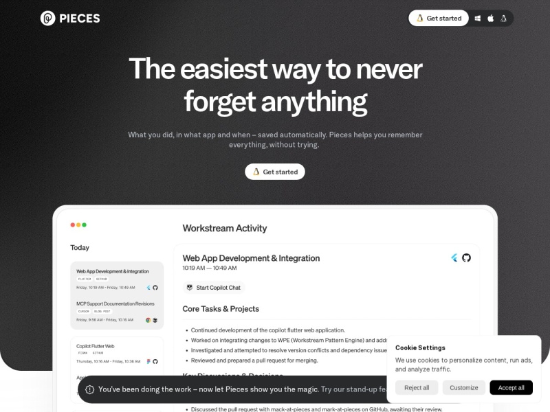 Pieces – AI 代码片段管理工具