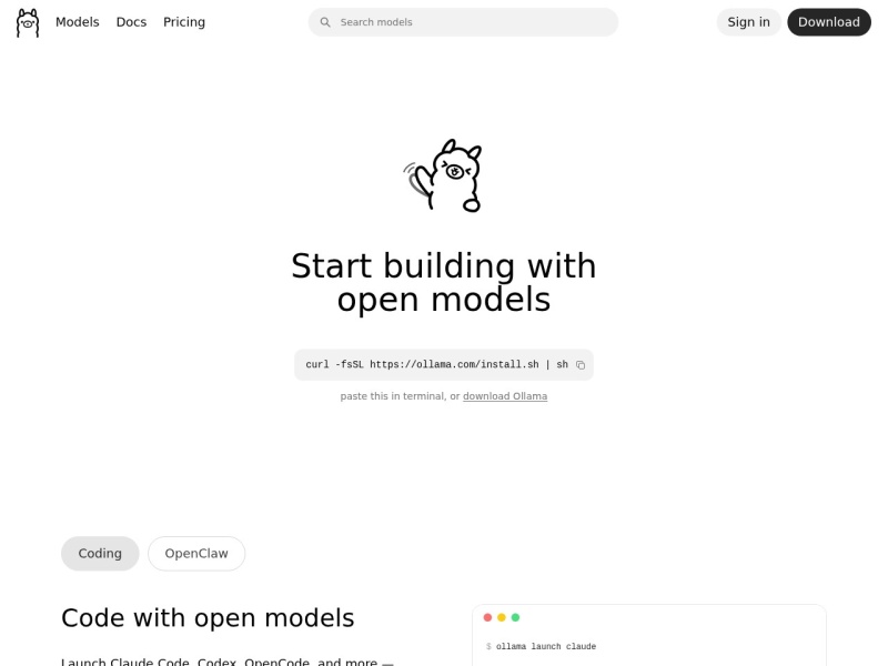 Ollama：本地运行开源大模型的一站式平台