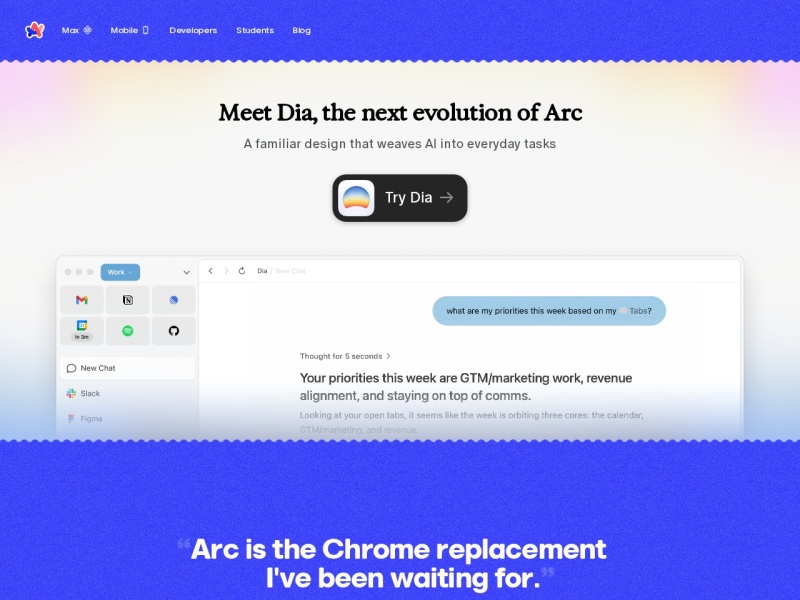 Arc 浏览器:重新定义你的上网体验