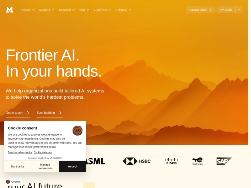 Mistral AI:面向企业的前沿AI平台