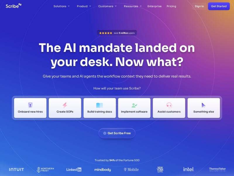 Scribe — AI 办公领域的专业 AI 工具