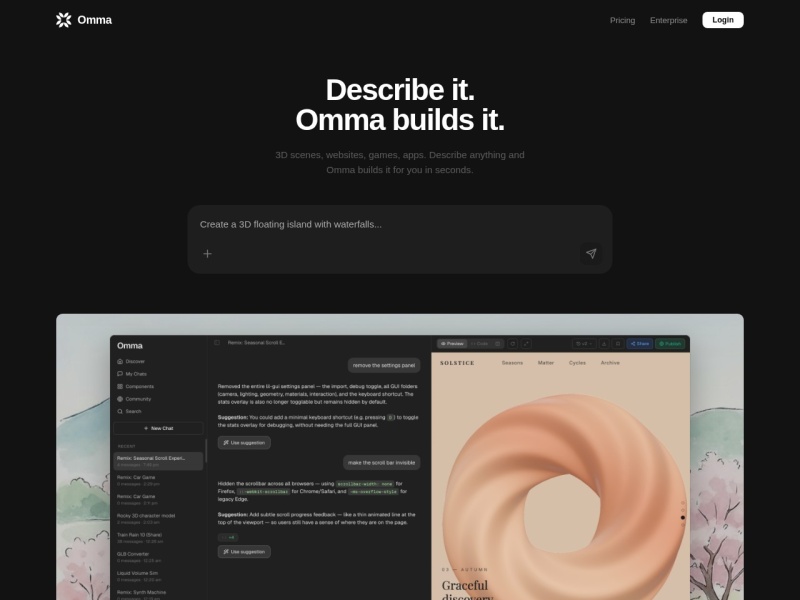 Omma — AI图像工具领域的专业 AI 工具