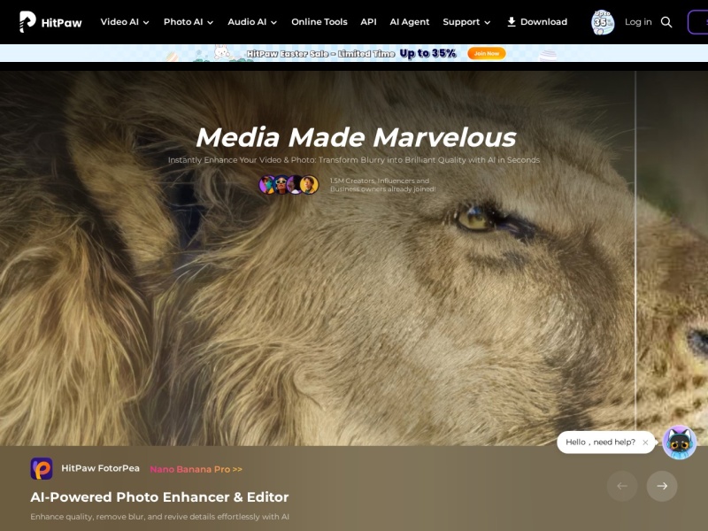 HitPaw Video Enhancer – AI视频画质增强工具
