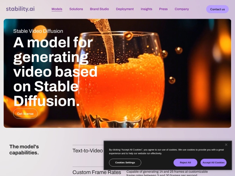 Stable Video – Stability AI视频生成平台