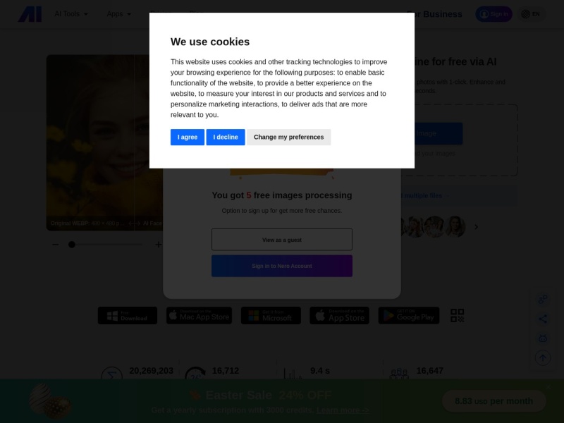 Nero Image Upscaler – AI图像工具
