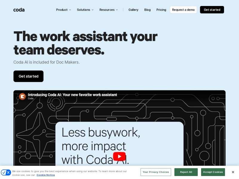 Coda – AI办公工具