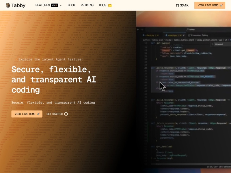 Tabby – AI编程工具