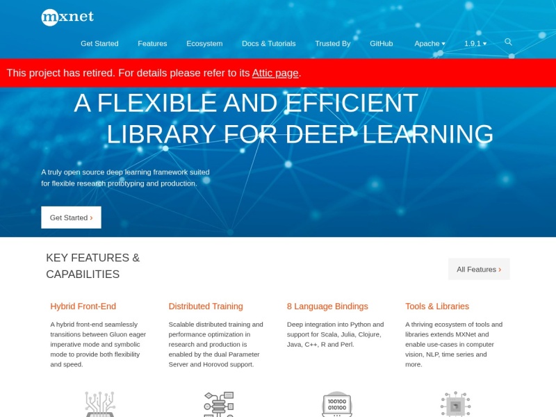Apache MXNet – AI开发平台
