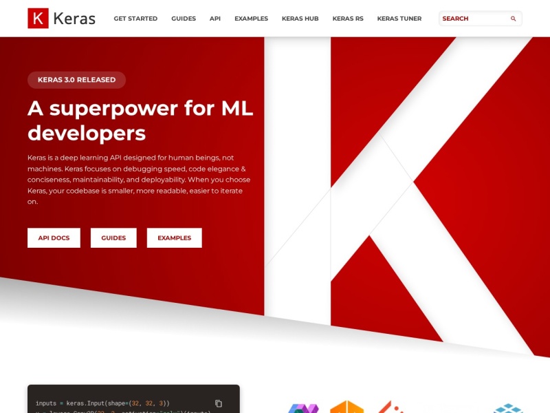 Keras – AI开发平台