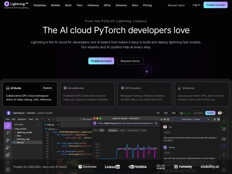 Lightning AI – AI开发平台