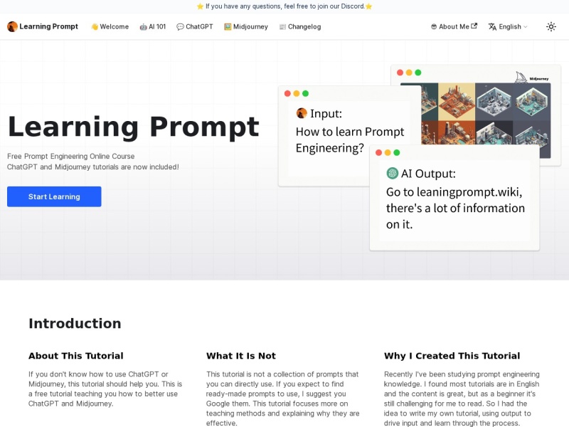 Learning Prompt – AI提示指令